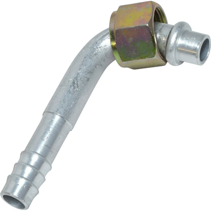 Aluminum 90º Female Oring Barb Fitting